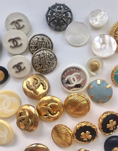 antique chanel buttons.